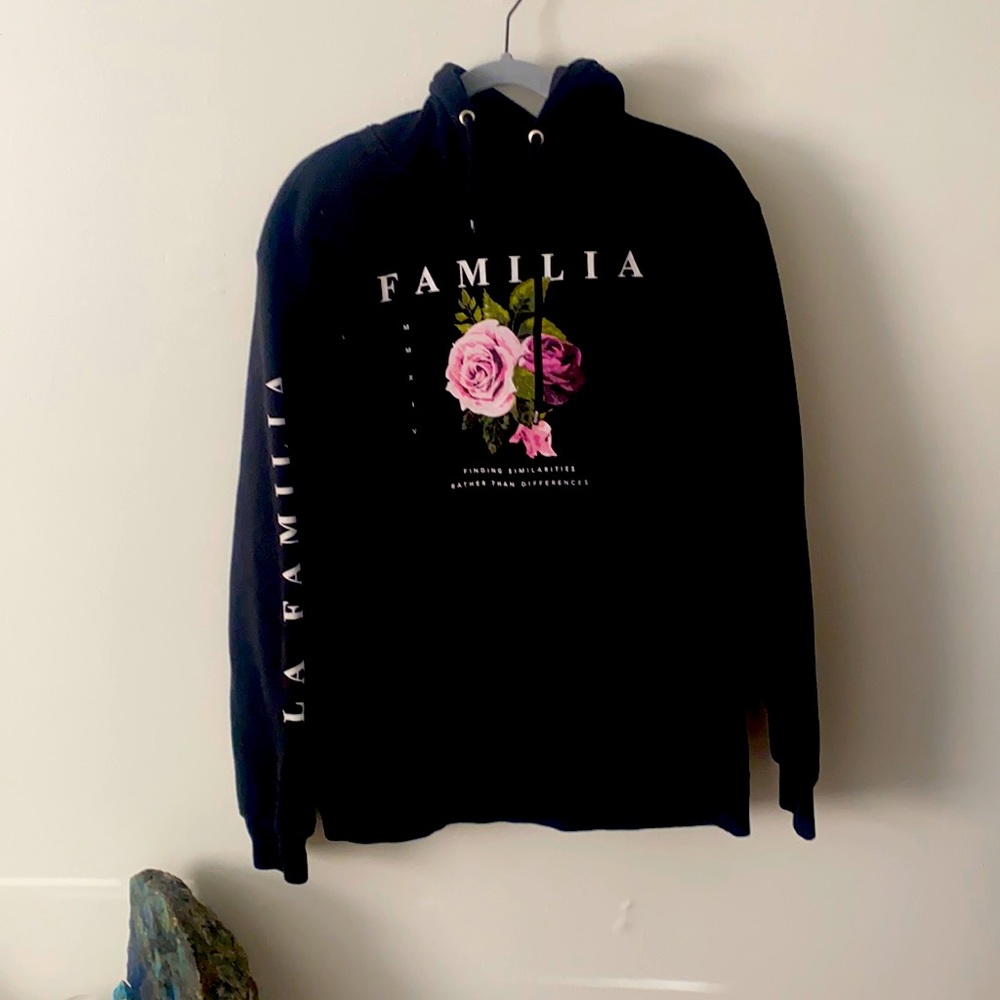 Black hoodie